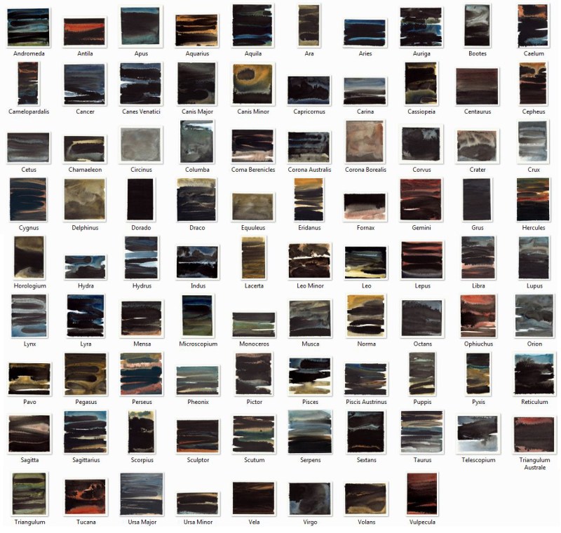 A Constellation Contact Sheet