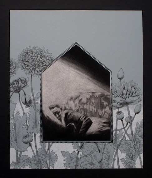 M. Levacy, Adapted From The Stories of Others, 2013, ink, watercolor, charcoal, and pastel on paper, 22x26 inches