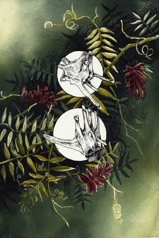 duck vertebra - finished (small)